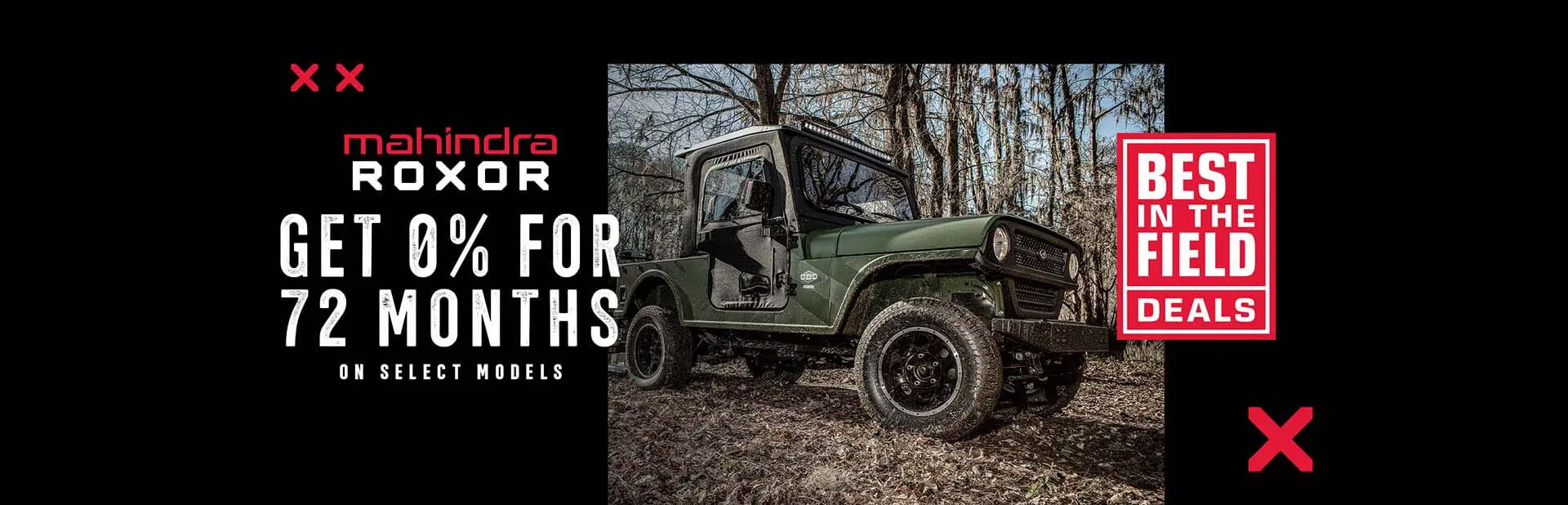 Mahindra Roxor - Get 0% for 72 Months